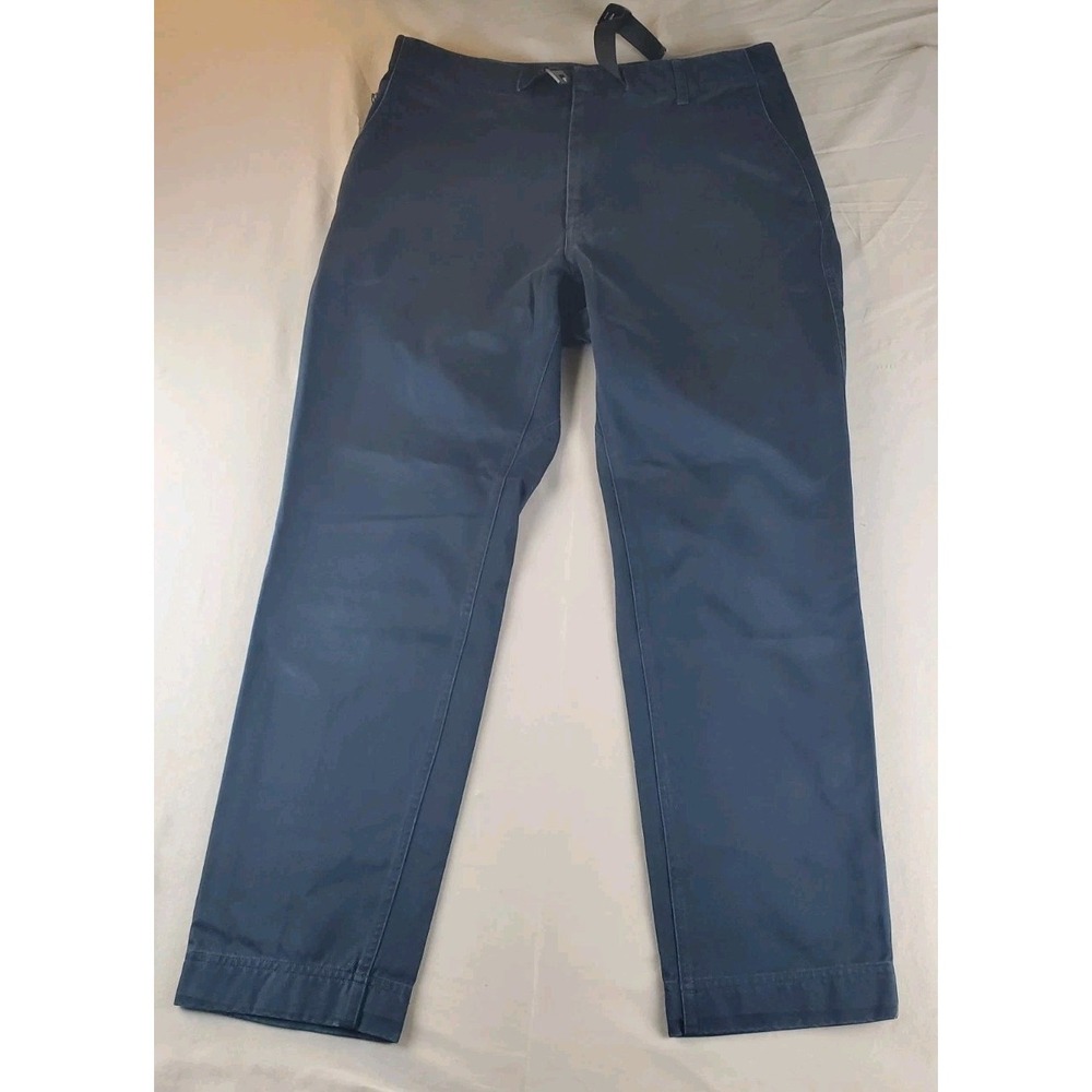 Goldwin Pant Mens XL Navy Tactical Tapered Belted
